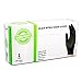 SupplyMaster Black Nitrile Exam Disposable Gloves - 4 Mil, Powder Free, Non-Sterile, Latex Free, Textured, Ambidextrous, Large, Case of 400 - SMBKNE4L