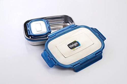 Veiki VEIGO Stainless Steel Lunch Box (Jumbo) (Pearl Dark Blue)