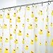 iDesign PEVA Plastic Ducks Shower Curtain, PVC-Free Waterproof Liner for Kids', Guest, College Dorm, Master Bathroom, Polyethylene_vinyl_acetate, 72