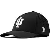 Branded Bills Officially Licensed x Indiana Hoosiers Curved Performance Collection Whiteout Indiana Team Logo PVC