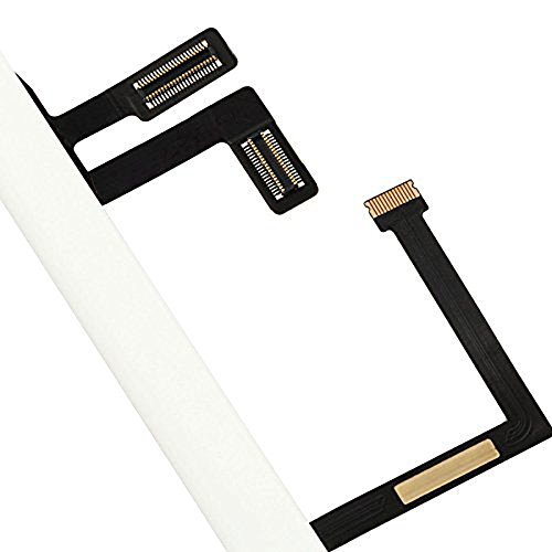 iPad 5 iPad Air Model A1474 A1475 Digitizer Replacement Touch Screen Digitizer Glass Assembly(White) - Includes Home Button Camera Holder Pre Installed Adhesive Stickers and Professional Tool Kit
