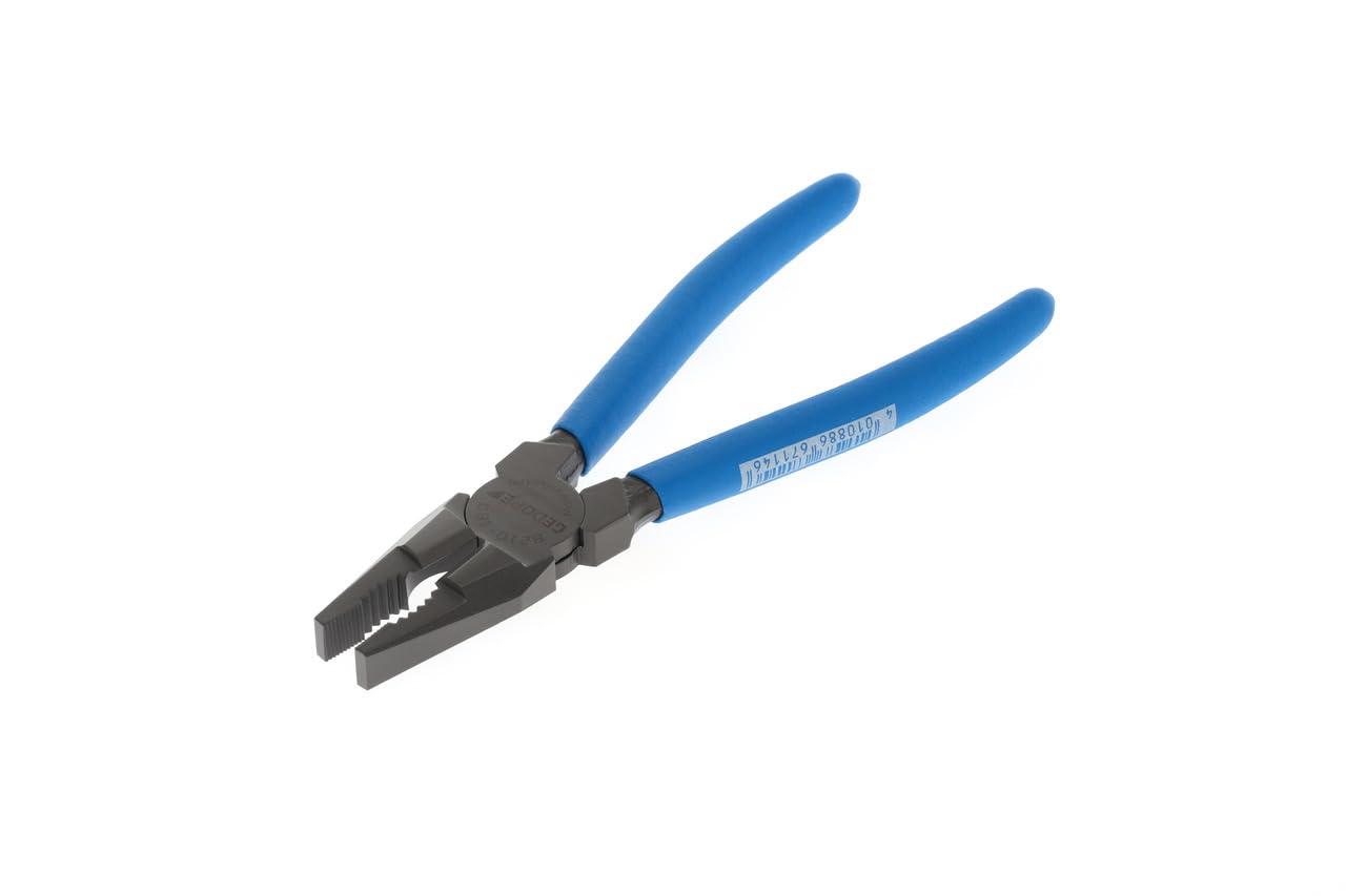 GEDORE Combination pliers for cutting/holding/twisting, Long cutting edges, Non-slip handles, German pattern, Length 180 mm, 8210-180 TL