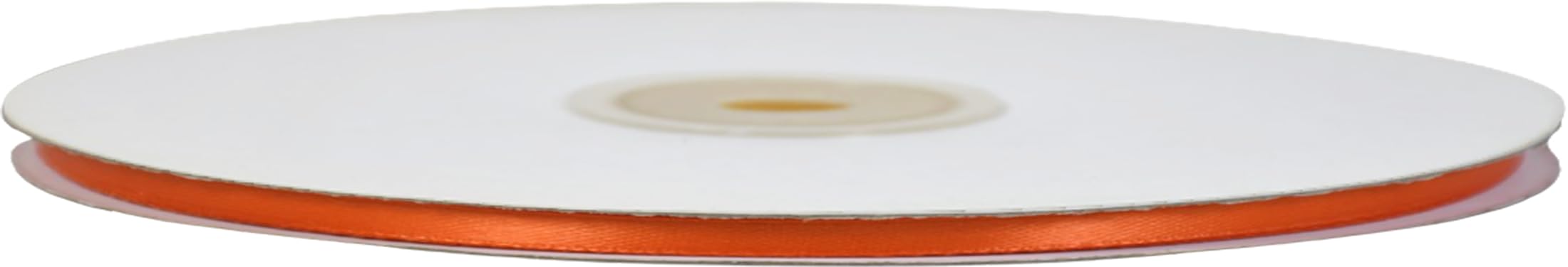 Double Satin Ribbon Bright Orange 6 mm x 50 Metres