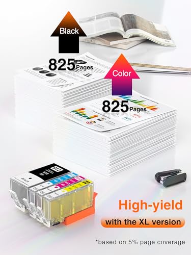912XL 912 Cartridges Compatible with HP 912 XL Multipack Ink for HP Officejet Pro 8022 8025 8024 8023 8020 HP OfficeJet 8014 8015 8017 8012 (Pack of 4)