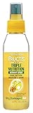 Garnier Fructis Triple Nutrition Nutrient Spray 4.2oz (3 Pack)