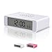 Flip alarm clock,Ddida Travel Alarm Clock, Kids Alarm Clock with Snooze and Touch Sensor Nightlight