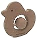 Organic Baby Toy - Teether Rattle - Wooden Montessori Duck - 100% Natural