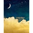 Huge Notebook | 300 Lined Pages, Night Sky Theme: 8.5 x 11 in, with Table of Contents and Page Numbers, Golding’s Large Journal Series