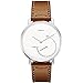 Balerion Smart watch band for Withings Steel HR 36MM, Genuine Leather Strap Replacement Watch band Bracelet for Withings Steel HR 36MM--Brown 36MM