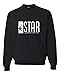 Medium Black Adult Star Labs Sweatshirt Crewneck