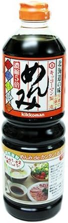 Amazon 北海道限定 キッコーマン めんみ 1000ml 3本セット 1l 濃縮5倍 和風調味料 めんつゆ キッコーマン めんつゆ 通販