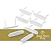 Clara Clark® Bed Skirt Pins, 8 Pieces
