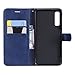Samsung Galaxy A7 Wallet Case, A7 2018 Case, Premium Leather [Kickstand & Magnetic Closure] [Card Slot] Flip Cases Accessories for Samsung Galaxy A7 2018 SM-A750F A750F A750 - Deep Blue