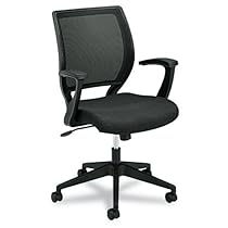 basyx by HON HVL521 Mesh Back Work Chair for Office or Computer Desk, Black
