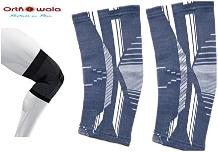 Orthowala ™ Knee Cap/Knee Sleeve Support - X-Large -Elastic compression for pain relief during exercise or post injury