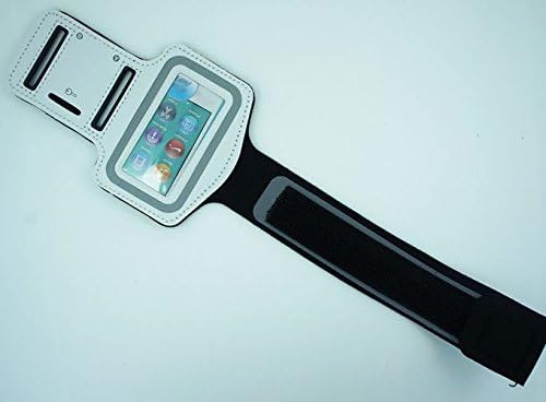 Running Gym Sport Wrist Strap Armband For iPod Nano 7 7th Generation (White)