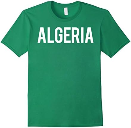 Mens Algeria T Shirt - Cool algerian country fan funny cheap tee Medium Kelly Green