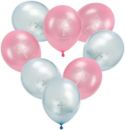 AHG 50Pcs First Holy Communion 12" Helium Balloons Party Decorations Latex Balloons UK