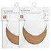 Walkon SlingBack, Toe Cover Cotton Hidden No-Show Socks (3 Colors)Non Slip