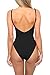 ESONLAR Women's Tie up Knot Front V Neck One Piece Swimwear Bathing Suit