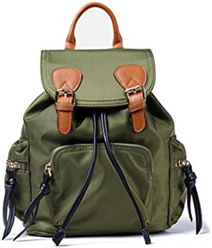 SMALLB Nylon Backpack Women Fashion Casual Schoolbag Travel Bag for Girl/Women (Green)