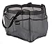 COED designs Quick Dry Nylon Shower Caddy mesh7 Pockets Tote Organizer Glamour Bag 2 Handle Bigger Size 10 in x 8 in x 8 in for College Dormitory Bathroom Accessories Gym Bag (Charcoal Gray)