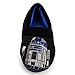 Disney Star Wars Kids A-Line Slippers (R2D2 Black, 9/10 M US Toddler)