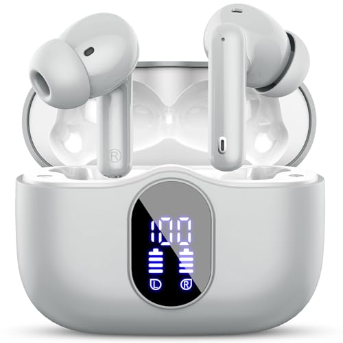 Btootos Bluetooth Kopfhörer, Kopfhörer Kabellos Bluetooth 5.4 Sport In Ear Kopfhörer mit 4 Mikrofon, 40 std Spielzeit, LED-Anzeige, ENC Lärmreduzierun