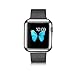 Apple Watch Case,Aroko Super Thin PC Plated Plating Protective Bumper Case for Apple Watch 38MM (PC Case Silver 38mm)