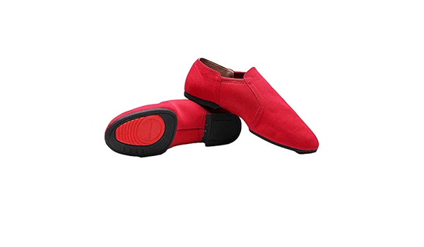 red jazz shoes