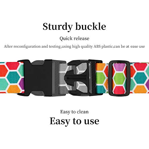 Adjustable Travel Luggage Strap Suitcase Belt Travel Bag Accessories 1.96 in W x 6.23 ft L(2Pack) - Thumbnail 2