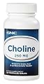 GNC Choline 250 100 Tablets Single & Multi Packs