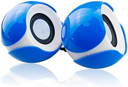 RShop Portable / Mini Bluetooth Speaker, Support TF Card, Comes With Microphone, 3.5mm Stereo Audio (T-Blue)