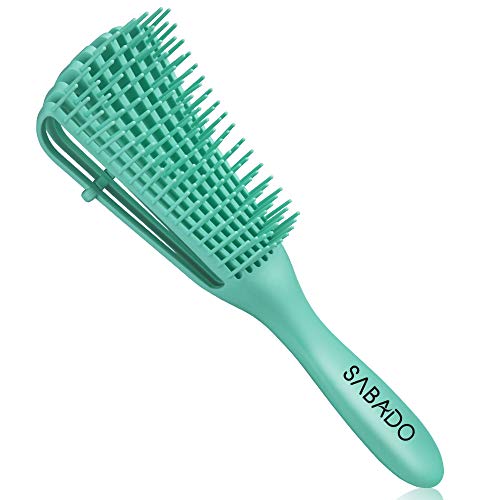 Detangling Brush for Black Natural Hair Detangler Brush for Curly Hair, Afro Textured 3a to 4c