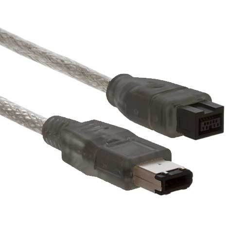 AAA PRODUCTS | HIGH GRADE - FireWire/ILINK/DV/IEEE 1394 Cable - Works with Mac & PC - Fully Moulded End Connector - 400 to 800 - For Camera, Camcorder, External Drive, Docking Station (6 pin - 9 pin)