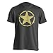 Dion Wear Army Star WWII Mens Graphic T-Shirt, Grey, Large