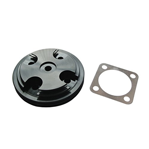 CNC Cylinder Straight Head Cover Modified Fit 80cc 2- Stroke Motorized Bicycle
