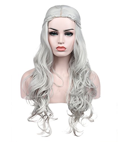 Cheap Kalyss Heat Resistant Synthetic Hair Wig Long Wavy Curly