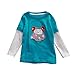 Coralup Little Girls Cotton T-Shirt(Owl,18M-7T)