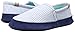 ACORN Women's Moc Summerweight Slipper, Blue Stripe, Large/8-9 M US