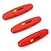 21K Sports Tennis Vibration Dampener- Set of 3-Tennis Shock Absorber for Strings- Best for Tennis Racket, Premium Durable & Long-Lasting- Great for Tennis Players (Green) (Red)
