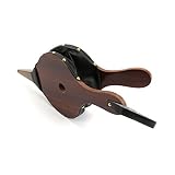Tosnail Wood Bellows, Fireplace Bellows 15.5" x 6.5", Wood Bellows, Brown Color
