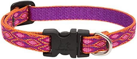 LupinePet Originals 1/2" Alpen Glow 8-12" Adjustable Collar for Small Dogs