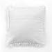 MIULEE Pack of 2 Decorative Faux Fur Throw Pillow Covers New Luxury Series Style Fluffy Pillow Case Cushion Cover for Sofa Bedroom Car White 18 x 18 Inch