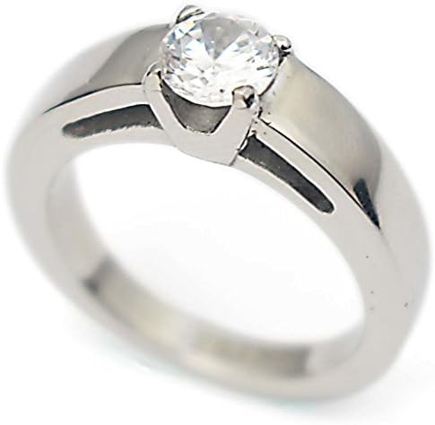 COUYA Womens Fashion Jewelry Engagement Wedding Rings with Cubic Zirconia Inlayed