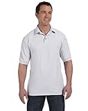 Hanes 055 Mens Cotton Pique Polo