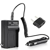 Kastar Battery Charger with Car Adapter for Canon NB-2L NB-2LH BP-2L12 BP-2L14 CB-2LT CB-2LW