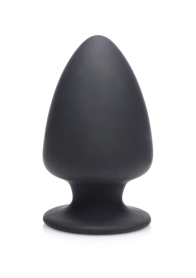 XR Brands Squeezable Small Anal Plug - Black