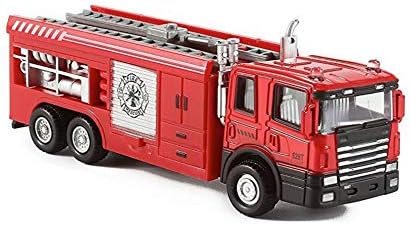 Sanyal Die Cast 1.60 Scale Pull Back Metal Fire Engine Toy for Kids - 1 Pcs Set
