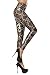 QZUnique Women's Snake Skin Pattern Shaping Sexy Capri Leggings Yoga Pants M